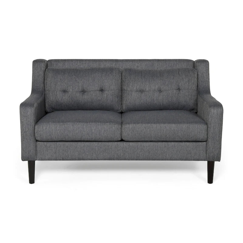 Contemporary Fabric Loveseat - 58.00 W x 33.50 L x 34.50 H