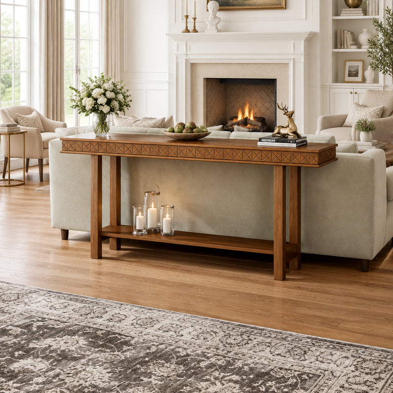70.9 Inches Long Console Sofa Table for Living Room